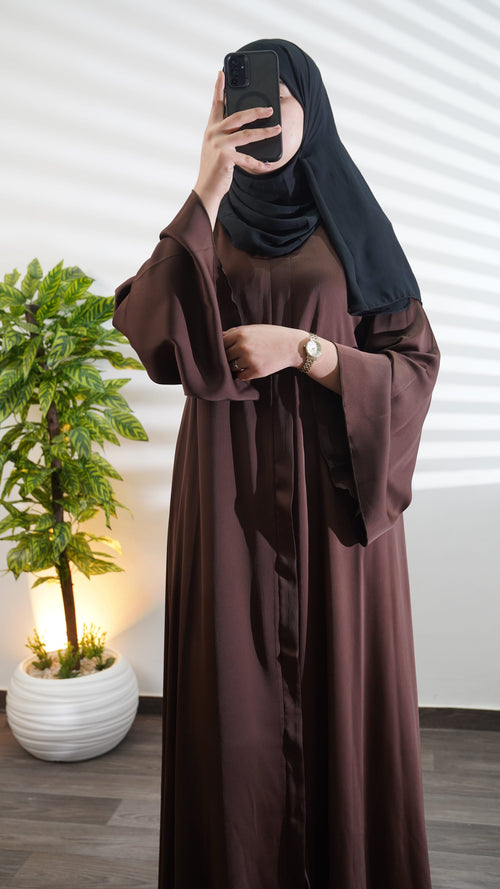 The Burgundy Classic Abaya